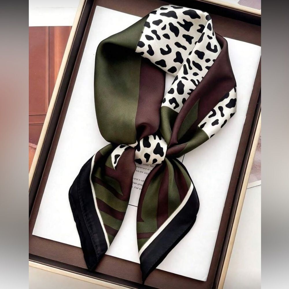 Animal Print Scarf N1288
